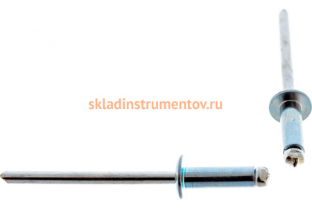 Заклепка вытяжная открытая сталь/сталь St/St (50 шт; 4x12 мм; Борт: Стандарт) MESSER 114014012-50