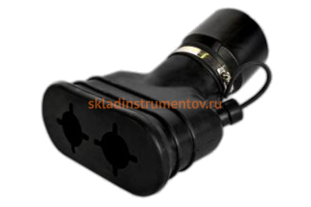 Наконечник неопреновый (200x100 мм) для шланга 100 мм Trommelberg CA102200100