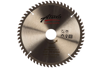 Диск пильный по дереву (200х32 мм; 56T) профи Атака 8078760
