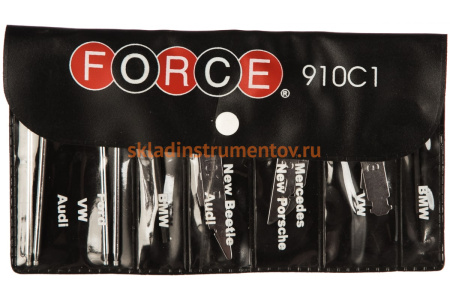 Набор для демонтажа авторадиоаппаратуры 10шт FORCE 910C1