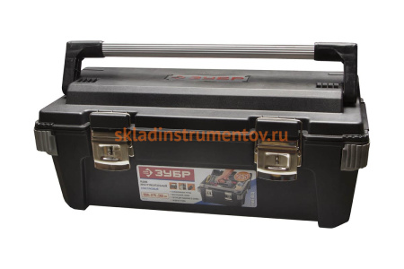 Ящик для инструмента ЗУБР УМЕЛЕЦ-25 пластиковый, профессионал 38141-25_z01