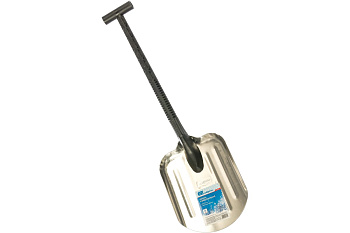 Универсальная алюминиевая лопата 260 х 205 мм черенок из пластика СИБРТЕХ 61622