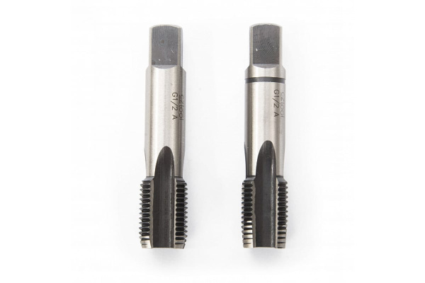 Метчик, трубная резьба G1/2 дюйма комплект из 2-х шт Bucovice Tools 112120