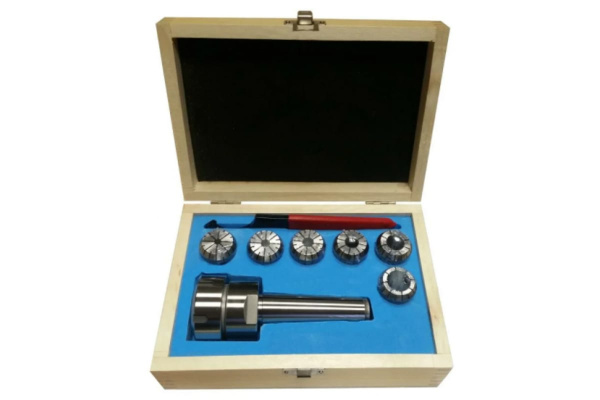 Патрон цанговый NT50-ER32 хвостовик конус 7:24 DIN2080, с набором цанг 6 шт GRIFF b221241