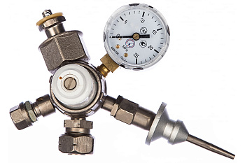 Редуктор для газового баллона (гелий) БАМЗ БКО-50 МИНИ-НЕ