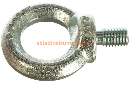 Рым-болт ЗУБР DIN 580 М12 1 шт оцинкованный 304316-12 Рым-болт ЗУБР DIN 580 М12 1 шт оцинкованный 304316-12