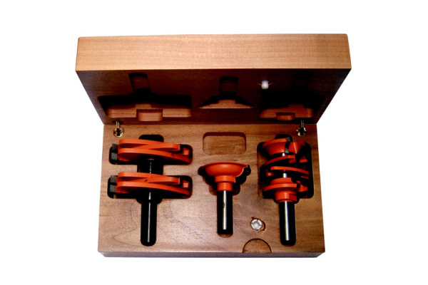 Комплект фрез для дверной обвязки (3 шт; 35-44.5 мм; хвостовик 12 мм) CMT 900.527.11