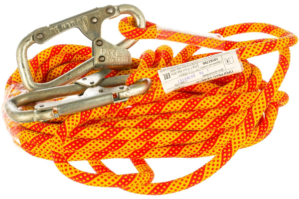 Строп из каната 10 м с 2 монтажными карабинами ПРОГРЕСС СЕФЕТИ Строп В 10 м 2 кар