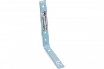 Стальной кронштейн СИБРТЕХ 150х200 мм белый 94032