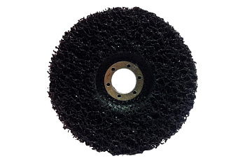 Круг тарельчатый шлифовальный Orientcraft из нетканого материала 125x22 мм, черный 800.02