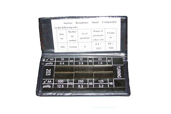 Набор образцов шероховатости поверхности из 6шт, Ra 0.4 - 12.5 GRIFF D125011