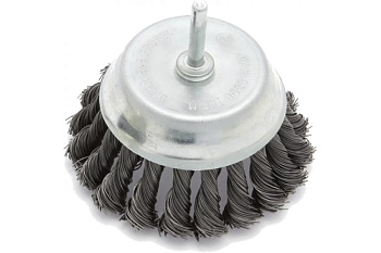 Щетка крученая чашка 100 мм для дрели Дело Техники 272500