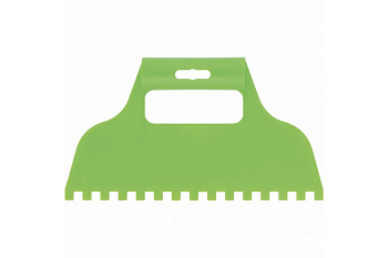 Пластмассовый шпатель для клея СИБРТЕХ зубчатый 8х8 мм 86016