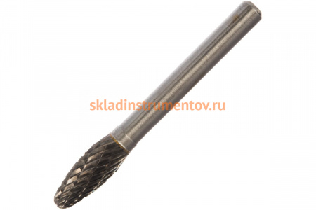 Борфреза твердосплавная тип H форма пламени (8х20 мм; хвостовик 6 мм) MESSER H0820M06