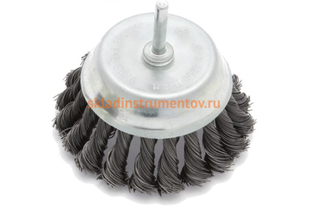 Щетка крученая чашка 100 мм для дрели Дело Техники 272500