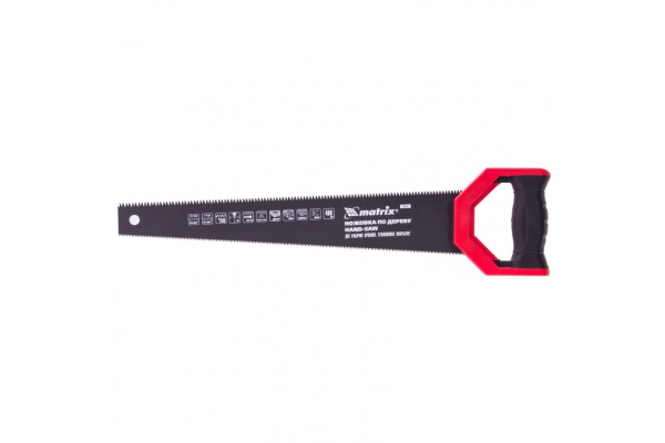 Ножовка по дереву 400 мм, две рабочие кромки 13-14 TPI и 7-8 TPI,тефлоновое покрытие MATRIX UNIVERSAL 23571