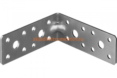 Крепежный усиленный уголок ЗУБР УКУ-2.0 35х90х90 х 2мм 310116-35-090