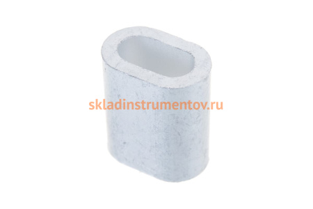 Зажим троса DIN 3093 алюминиевый 2 шт. (6 мм; ТФ6) Зубр 4-304476-06 Зажим троса DIN 3093 алюминиевый 2 шт. (6 мм; ТФ6) Зубр 4-304476-06