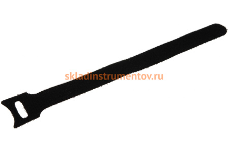 Кабельные стяжки-липучки Зубр черные ВЕЛЬКРО, 16 х 210 мм, 10 шт, нейлоновые, 30932-10