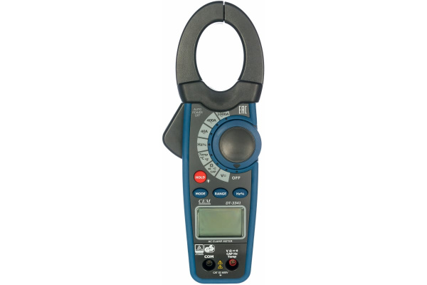 Токовые клещи с датчиком температуры СЕМ DT-3341 480380