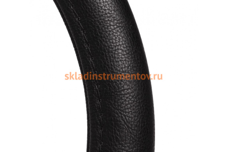 Оплетка на руль Airline гладкая кожа, черная, 37-39 см М AWC-RS-10M