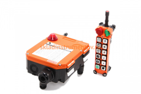 Комплект радиоуправления Тор F24-12D Telecrane, 380 В, 12-кноп, двухскоростной  1191212