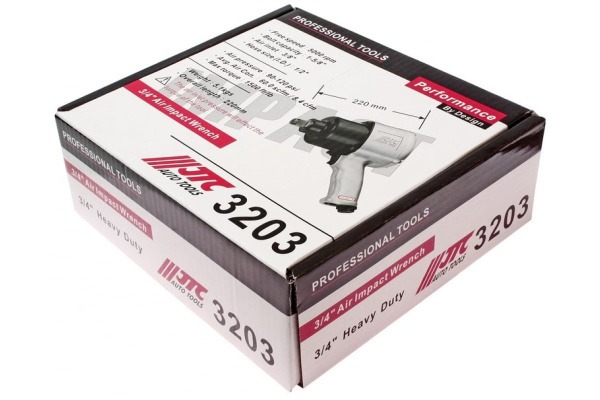 Ударный усиленный пневмогайковерт JTC 3203