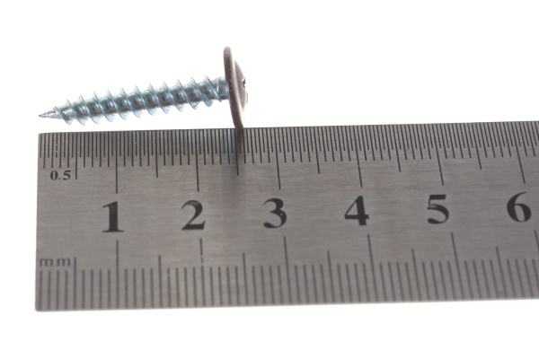 Саморезы с прессшайбой по листовому металлу до 0,9 мм Зубр RAL-8017 PH2 4,2х25 мм 400шт 300191-42-025-8017