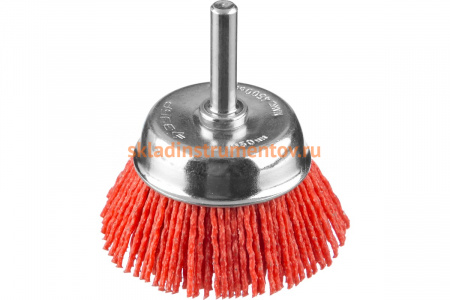 Щетка чашечная (50 мм; нейлоновая проволока с абразивным покрытием) ЗУБР 35165-050_z02