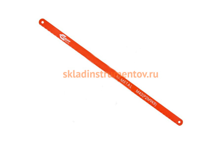 Полотно ножовочное 300x13.0х0.65мм М42 Р2М9К8 BI-METAL 24 зуб/дюйм GRIFF 026359 Полотно ножовочное 300x13.0х0.65мм М42 Р2М9К8 BI-METAL 24 зуб/дюйм GRIFF 026359