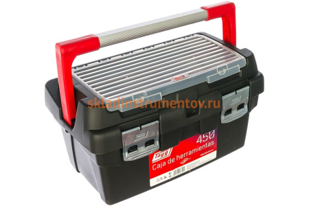 Ящик для инструментов 450x285x250мм, +лоток + органайзер Tayg 163005