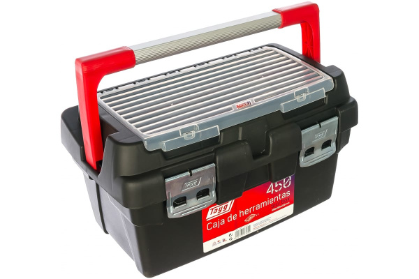 Ящик для инструментов 450x285x250мм, +лоток + органайзер Tayg 163005