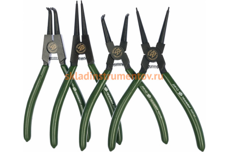 Набор съемников стопорных колец 180 мм х 4 шт тетрон ДТ/16 Дело Техники 424041