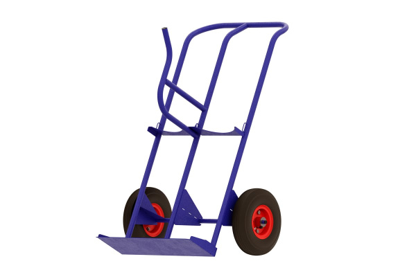 Тележка - сварочный пост RUSKLAD КП 2 У с пневматическими колёсами и системой фиксации баллонов - ремень. Тележка - сварочный пост RUSKLAD КП 2 У с пневматическими колёсами и системой фиксации баллонов - ремень.