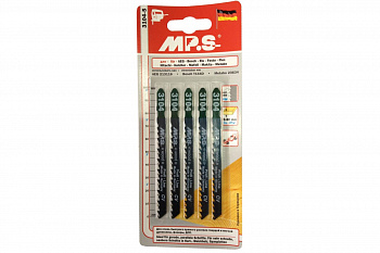 Пилки (115х95х4 мм; 5 шт.) по древесине, фанере, ДСП MPS 3104-5