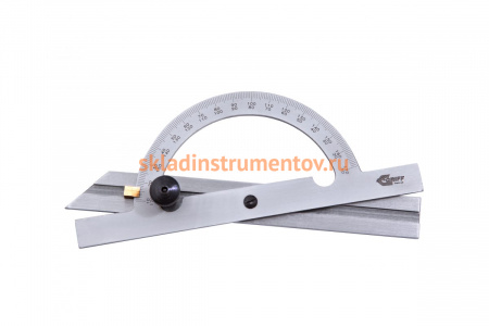 Угломер-транспортир GRIFF 0-180, d=200мм, L=400мм D143015