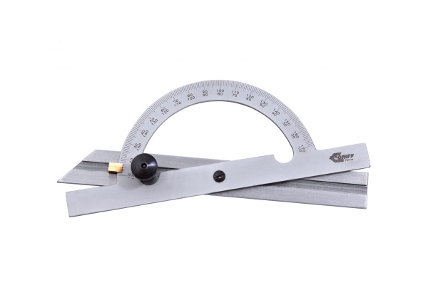 Угломер-транспортир GRIFF 0-180, d=100мм, L=150мм D143005