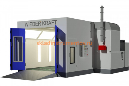 Окрасочно-сушильная камера на металлическом основании WIEDERKRAFT WDK-210