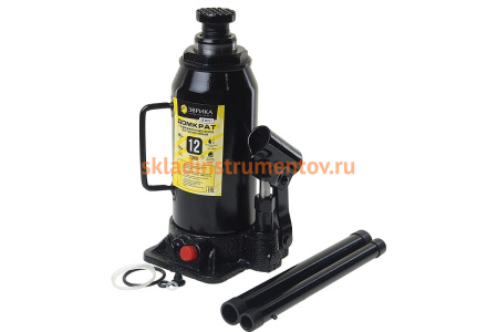 Гидравлический бутылочный домкрат с клапаном ЭВРИКА 12 т, ремкомплект ER-80121