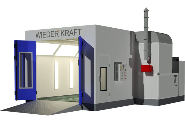 Окрасочно-сушильная камера на металлическом основании WIEDERKRAFT WDK-210