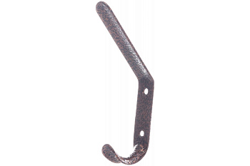 Крючок-вешалка СИБРТЕХ №4, антик медь, 10шт. 91597
