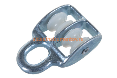 Блок двойной с пластиковым роликом (10 шт; 5х15 мм; ТФ5) Зубр 4-304595-15