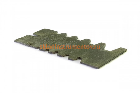 Шаблон для контроля угла заточки резцов ЧИЗ  для трапец. резьбы 2-12 мм 157911