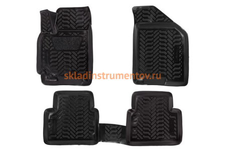 Ковры в салон Airline 3D с подпятником для Chevrolet Lacetti 04-12 4 шт. ACM-PS-21
