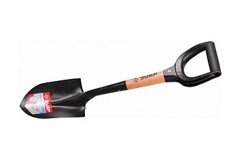 Автомобильная лопата с деревянным черенком ЗУБР МАСТЕР ЗАВИДОВО 39354