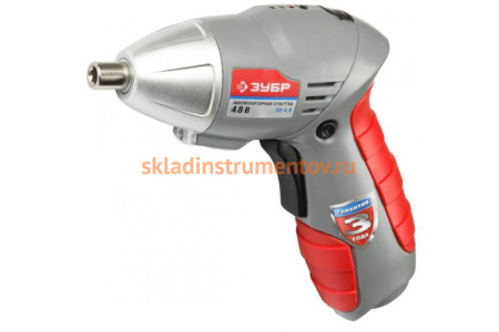 Аккумуляторная отвертка ЗУБР ЗО-4.8
