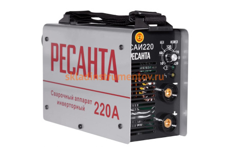 Инверторный сварочный аппарат Ресанта САИ 220 65/3 Инверторный сварочный аппарат Ресанта САИ 220 65/3