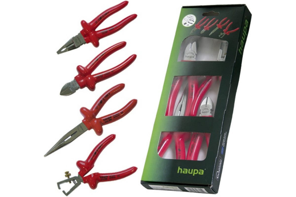 Набор клещей VDE 4шт HAUPA 220126