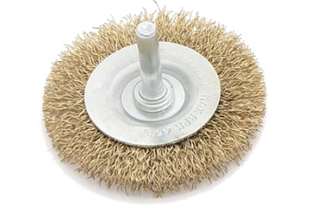 Щетка проволочная плоская 65 мм для дрели Дело Техники 271065