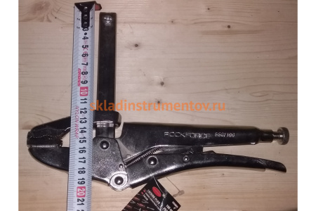 Гейферный зажим струбцинного типа 4 захват:0-100мм ROCKFORCE RF-660F100